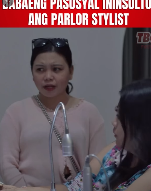 H1010006 Babaeng pasosyal, Inïnsulto ang parlor stylist part2