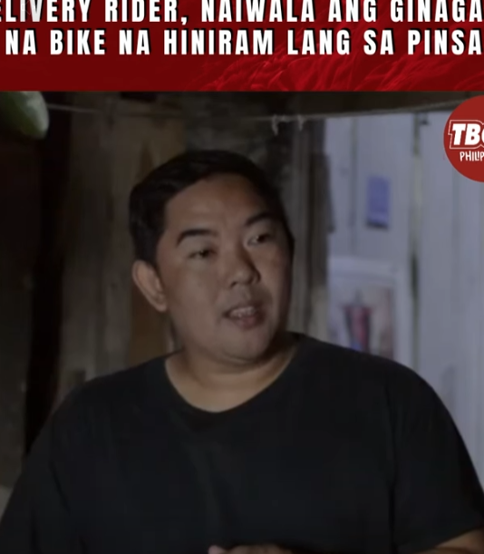 H2510009 Delivery Rider, naiwala ang ginagamitna bike na hiniram lang sa pinsan