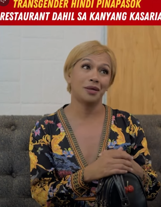 H2710007 Transgender Hindi Pinapasok sa Restaurant Dahil sa kanyang Kasarian