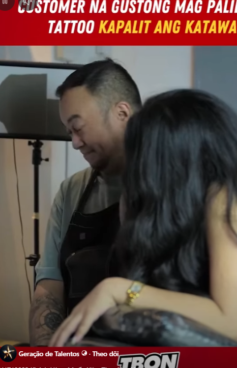 \H1710003 Customer na Gustong Mag Palibre ng Tattoo Kapalit ang Katawan