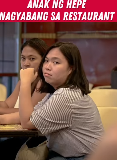 H0910003 Anak ng Hepe nagyabang sa restaurant #filipinorelatable #tbon #shorts