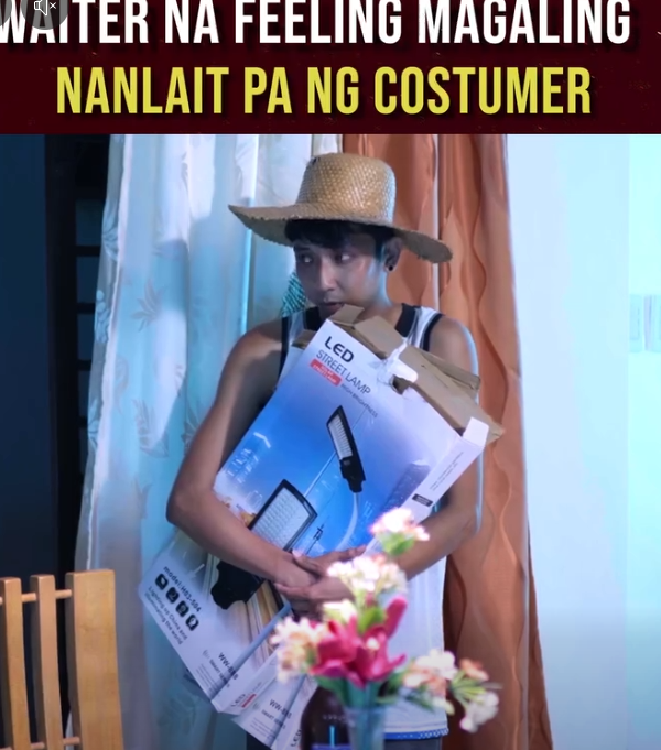 H1811002 Waiter na Feeling Magaling, Nanlait pa ng Costumer part2