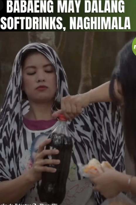 H0211005 Babaeng may dalang softdrinks, naghimala part2