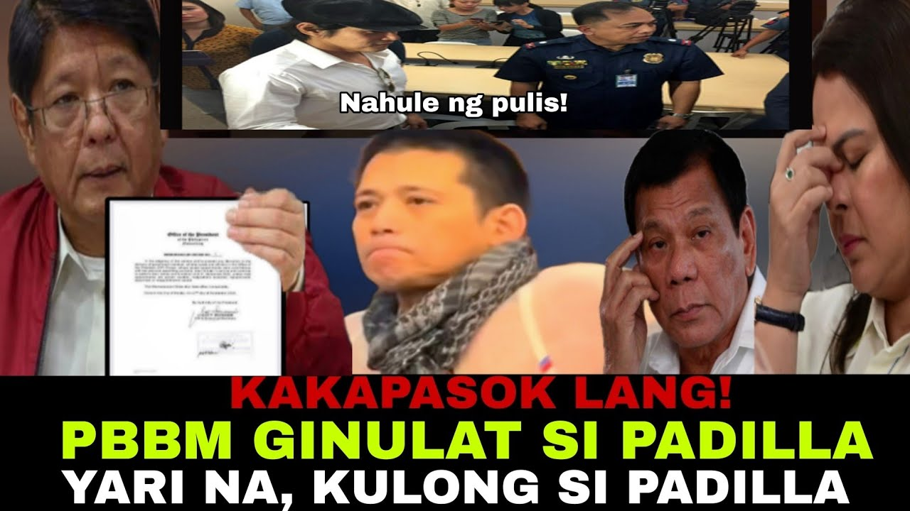 KAKAPASOK LANG! ROBIN PADILLA YARI NAIYAK DAKIP NG MGA PULIS, KULONG ANG HATOL NI PBBM
