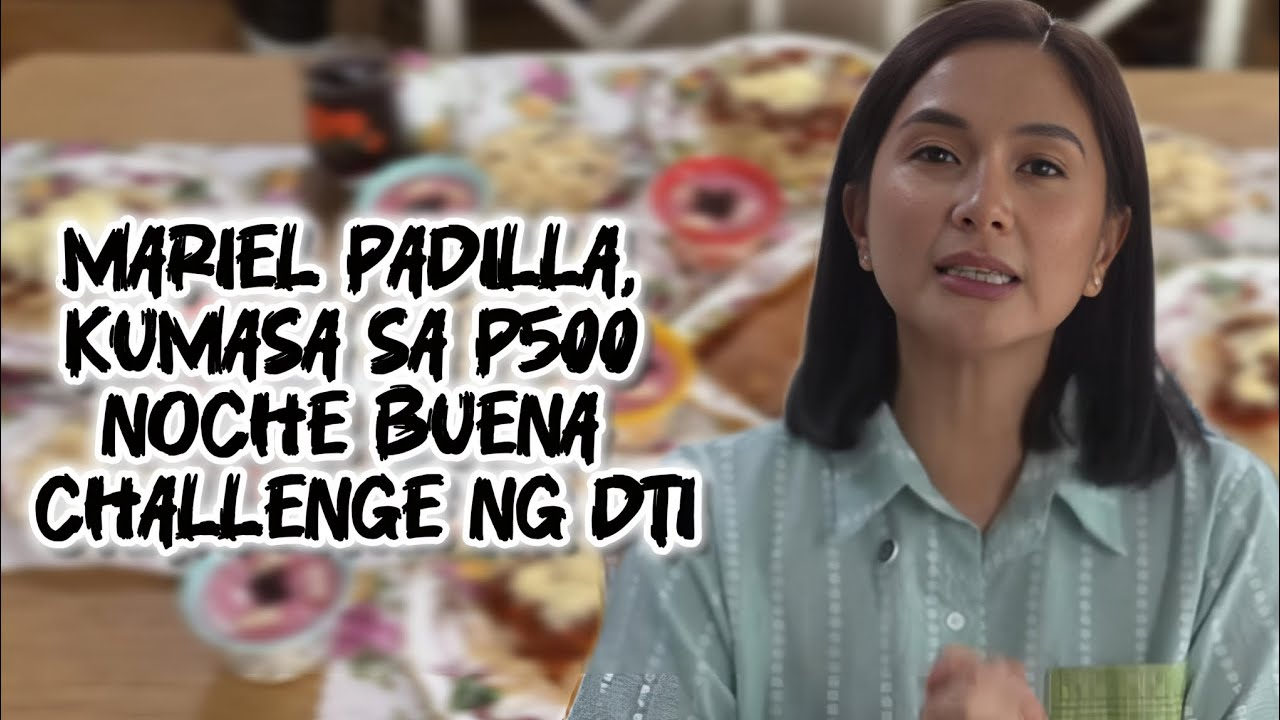 🚨BREAKING NEWS Mariel Padilla kumasa sa P500 Noche Buena ng DTI