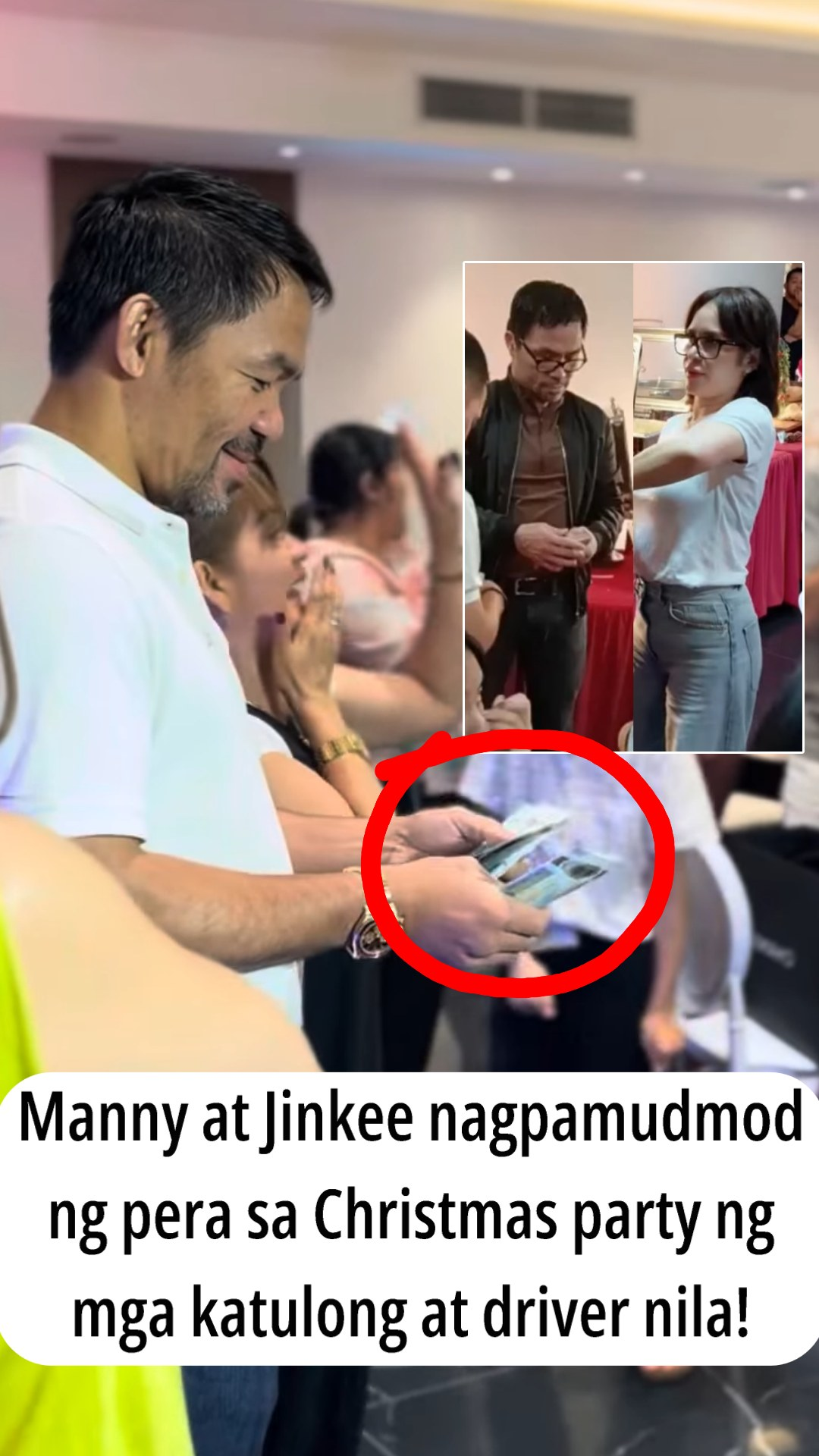 🚨BREAKING NEWS Manny Pacquiao at Jinkee, Namigay ng Regalong Pasko at Cash sa Mga Kasambahay at Driver sa Forbes Park 🎄💝