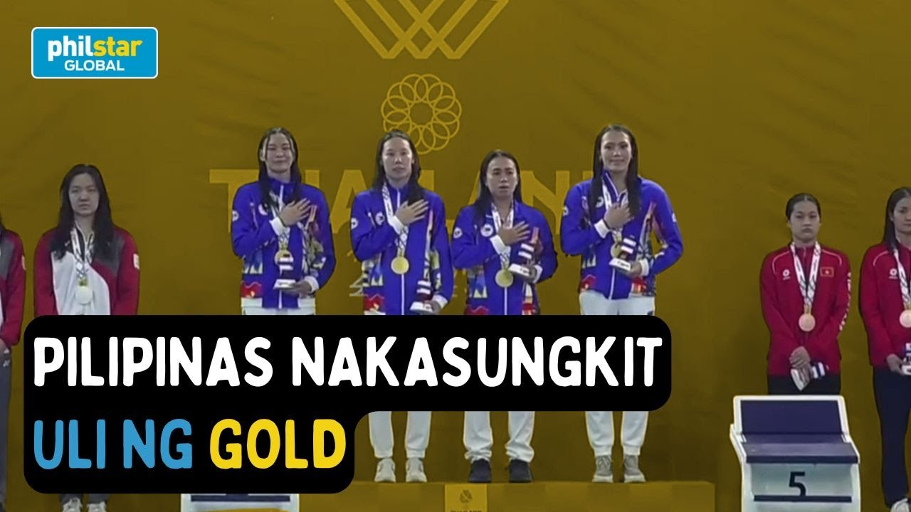 SEA Games 2025: PH wins swimming gold in 4×100 freestyle relay