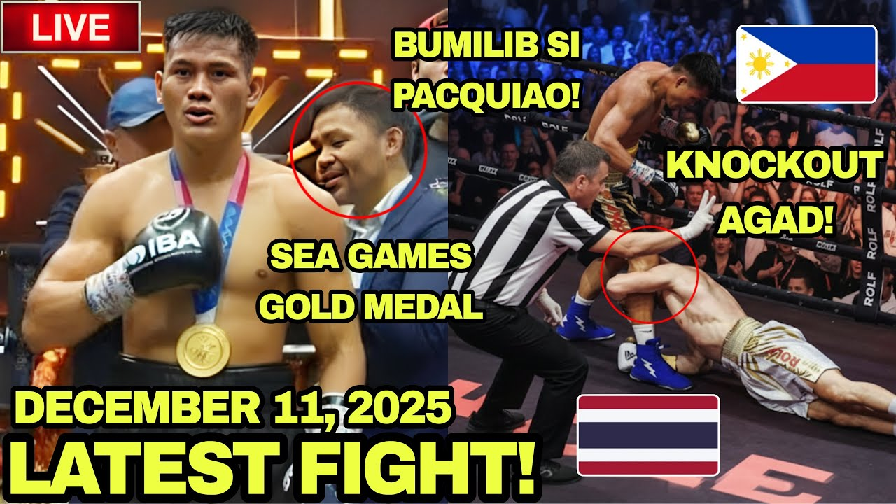 LATEST FIGHT! SEA GAMES GOLD MEDAL! BUMILIB SI PACQUIAO KNOCKOUT AGAD ANG KALABAN!