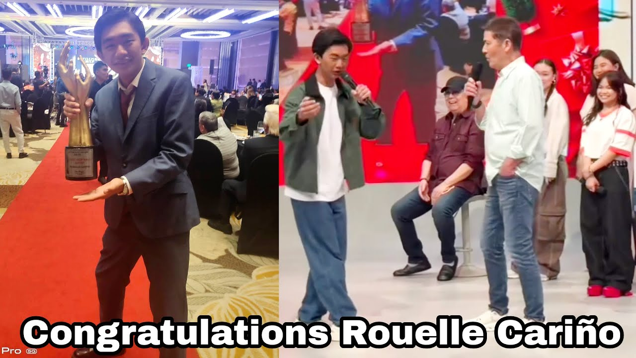 Eat Bulaga Dabarkads in Tears as Rouelle Cariño Wins Aliw Awards 2025 Best New Male Artist (NH)