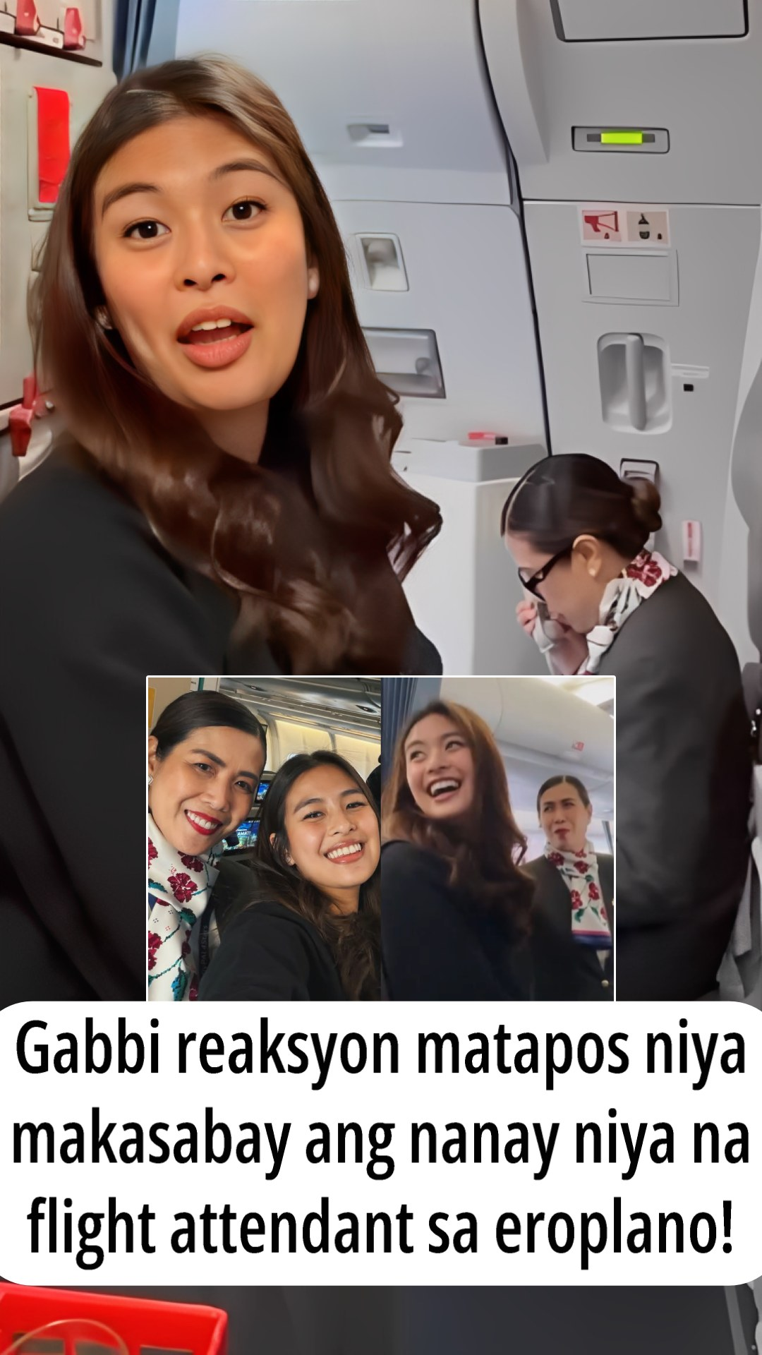 Gabbi Garcia pinagtripan ang inang flight attendant: Sige, kilos-kilos din!
