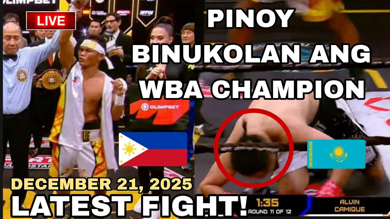 LATEST FIGHT! l Pinoy binukolan ang WBA champion in Kazakhstan