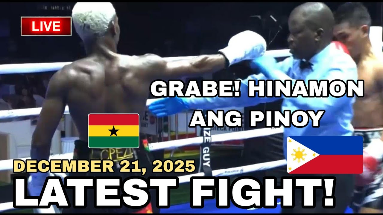 LATEST FIGHT! l Dalawang Knockout puncher nag salpokan sa Ghana