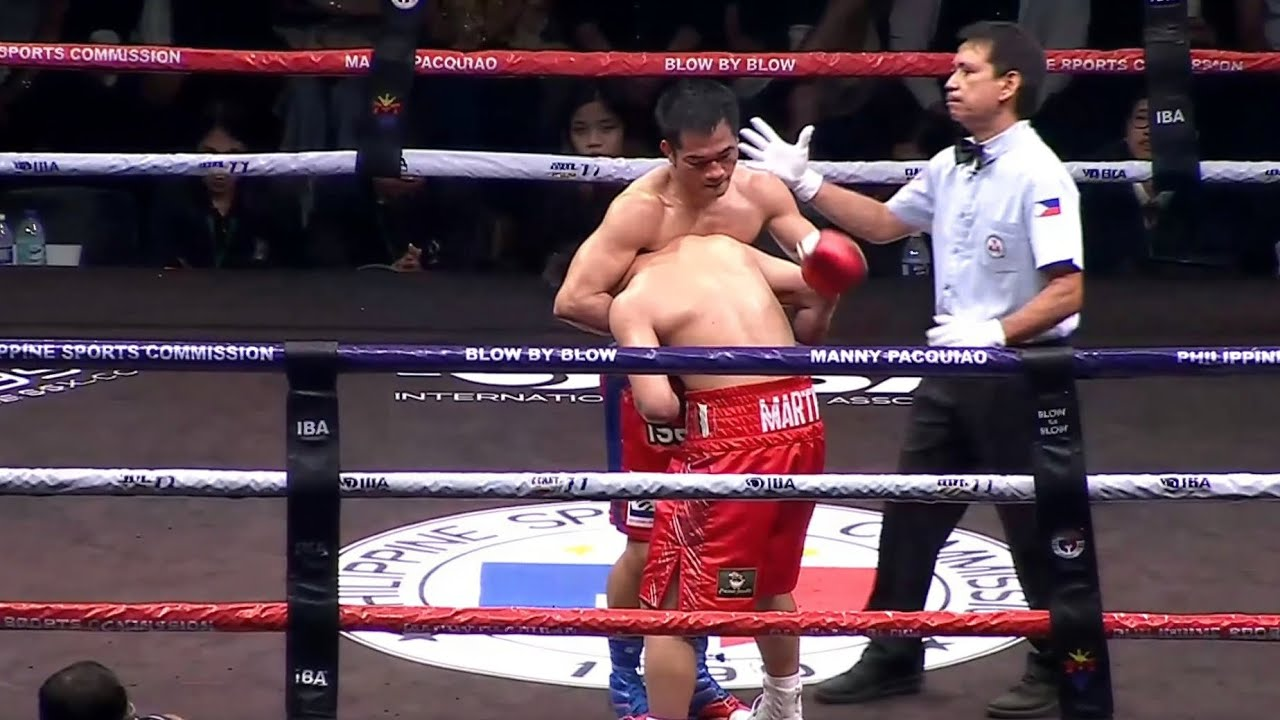 MARTIN DOWN! CARL JAMMES MARTIN (PHILIPPINES) VS ARAN DIPAEN (THAILAND)