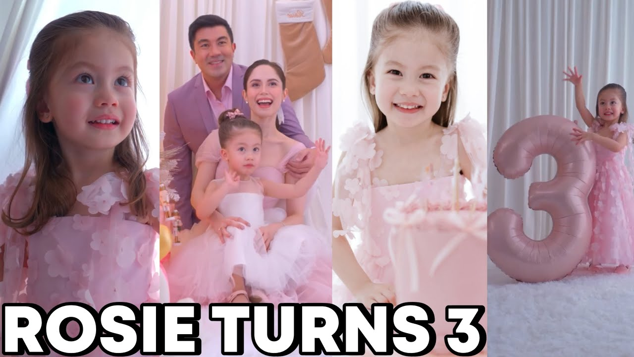 Isabella Rose “Peanut” Tawile Manzano 3rd BirthdayBaby Rosie Turns 3 | Jessy Mendiola Luis Manzano
