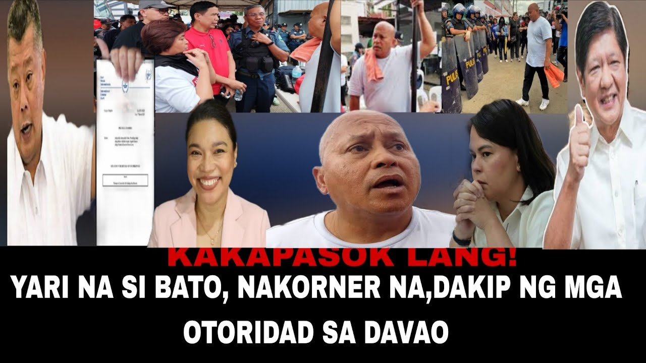 KAKAPASOK LANG! BATO DELA ROSA HULI NA, NAKORNER NG PULIS AT INTERPOL