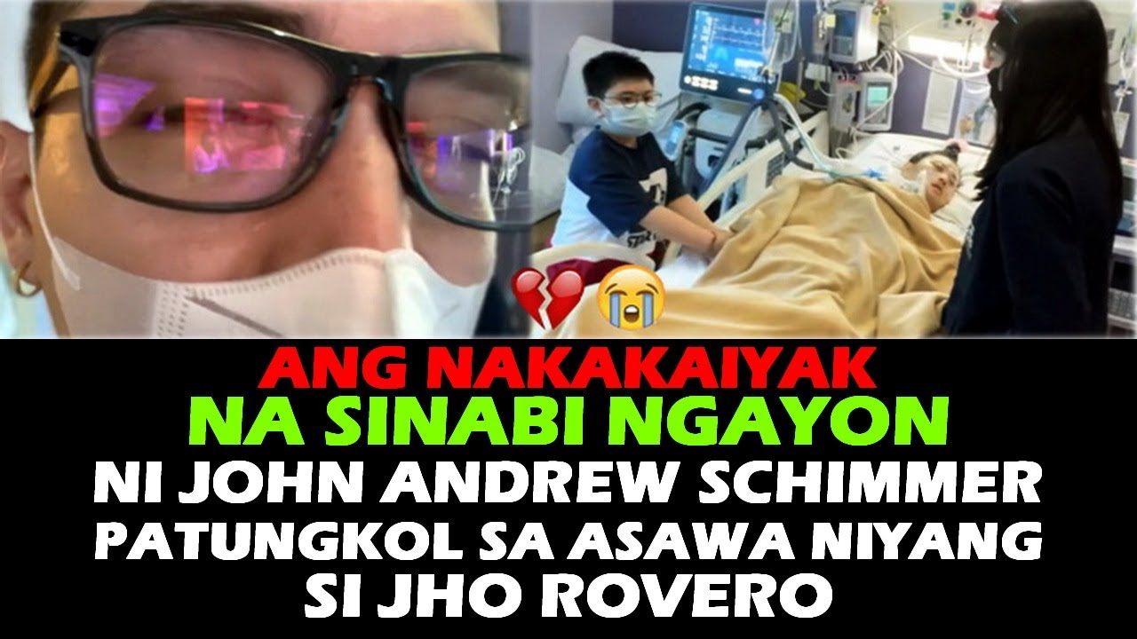 ANG SIGAW NG NAGMAMAHAL NA ASAWA: Andrew Schimmer, Humagulgol Dahil sa Kalagayan ni Jho Rovero at ang Pag-aalalang Bitiwan Siya