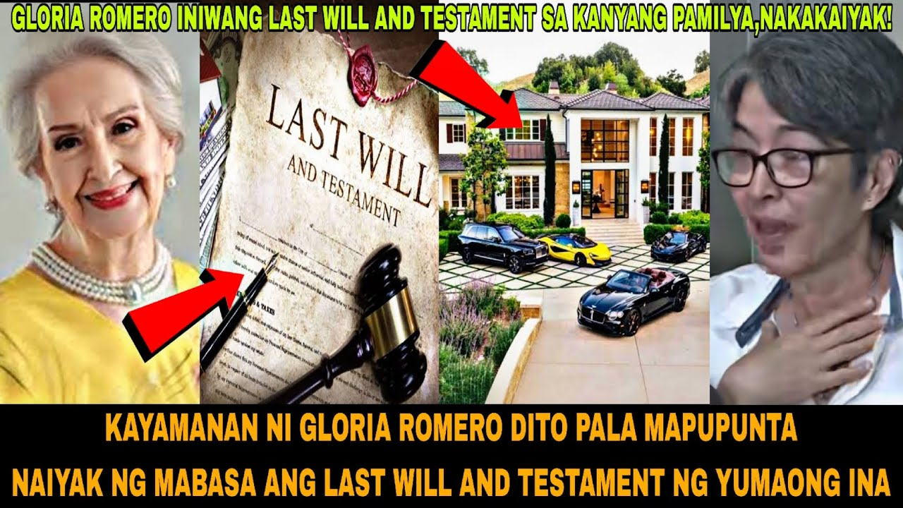 Huling Habilin ng Isang Reyna: Ang Nakakaantig na Testamento at ang Pusong Ginto ni Gloria Romero