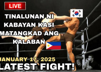Malit na PINOY tumalon para matamaan ang matangkad na Koreano