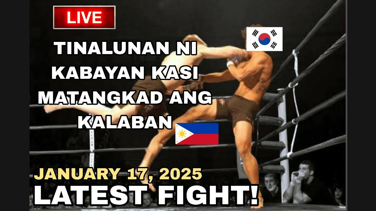 Malit na PINOY tumalon para matamaan ang matangkad na Koreano