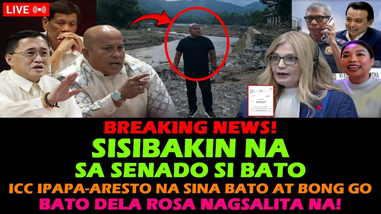HINDI MATAWAGAN, SINUSUBAYBAYAN: Ang Kaba at Paglalaho ni Bato Dela Rosa sa Gitna ng Banta ng ICC Warrant at Ethics Case sa Senado