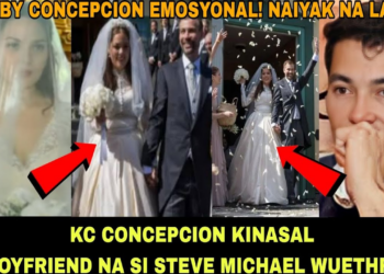 KC Concepcion at Steve Michael Wuethrich, Ikinasal Na sa Isang Emosyonal na Outdoor Wedding; Gabby at Sharon Cuneta, Hindi Napigilang Maiyak!